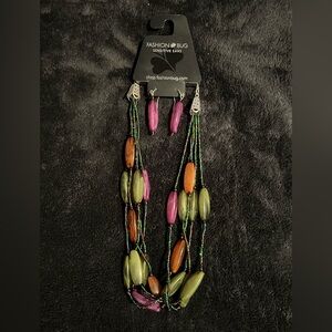 Multi Colored Jewelry set